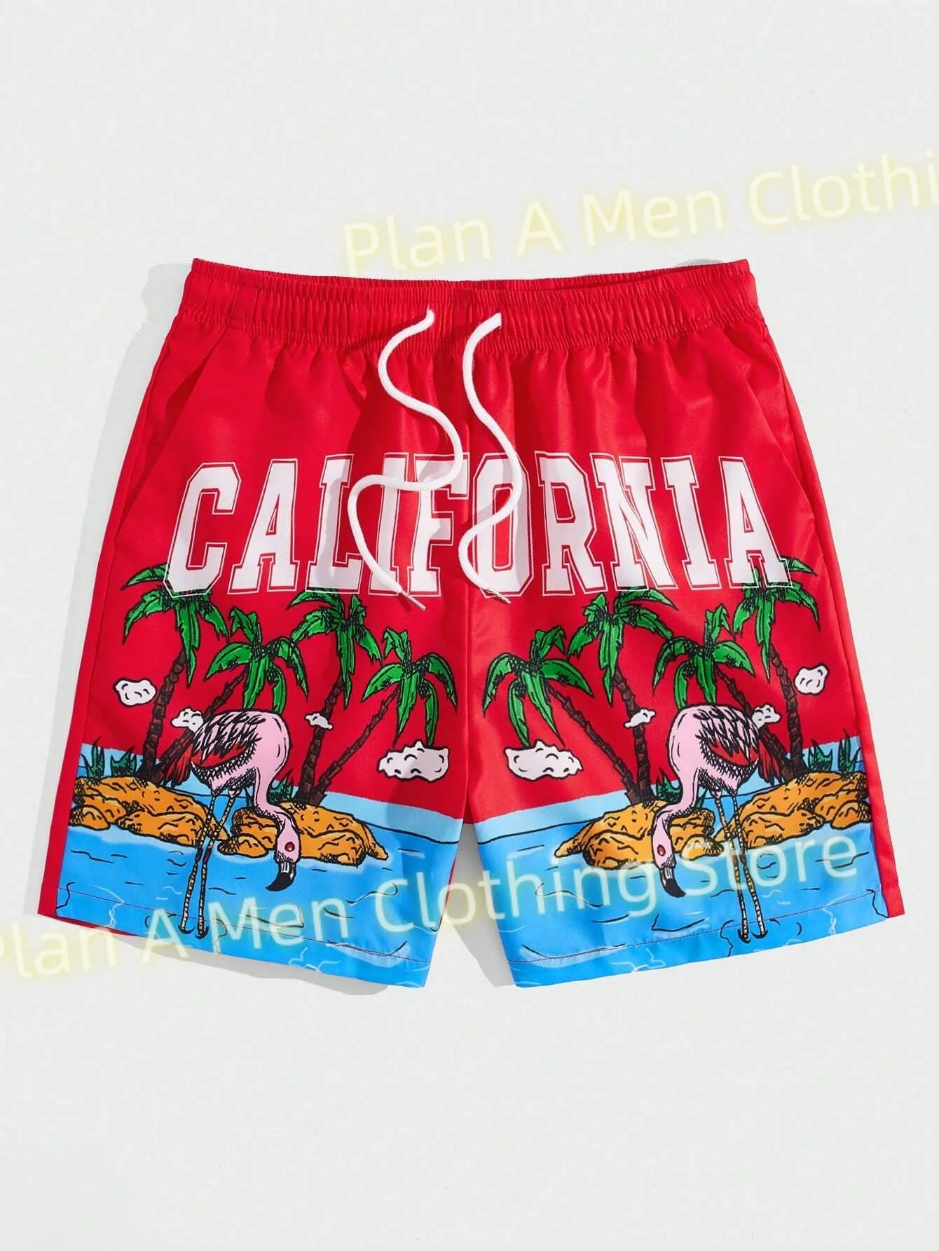 Hawaiian Island Print Men Beach Shorts Fashion Casual Workout Shorts Men Gym Shorts Hawaii Holiday Sports Shorts Men Clothing 5