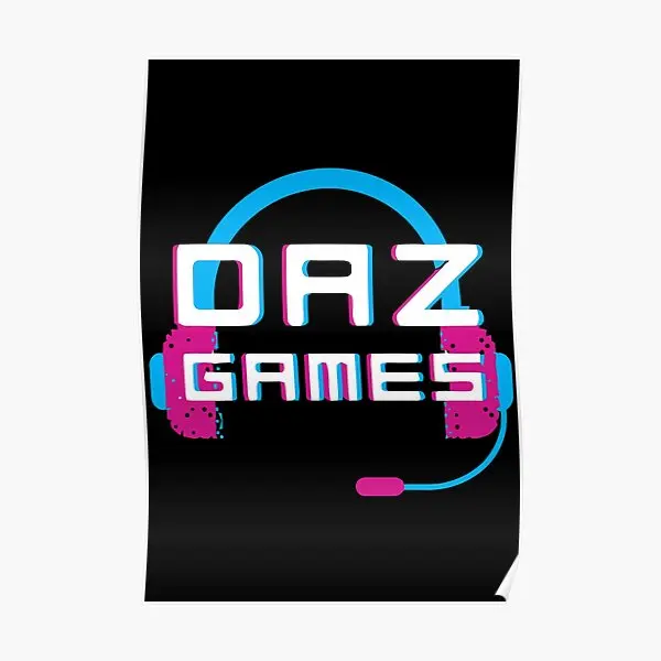 

Daz Игровые наушники постер, картина, настенное украшение, роспись, современный винтажный художественный принт, картина, декор для комнаты, дома, забавный, без рамки