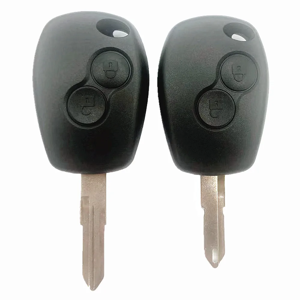 

Пустой чехол для автомобильного ключа с пультом дистанционного управления с 2 кнопками, аксессуары для Renault Duster, Clio, DACIA, 3, Megane, Logan, 5 шт./партия