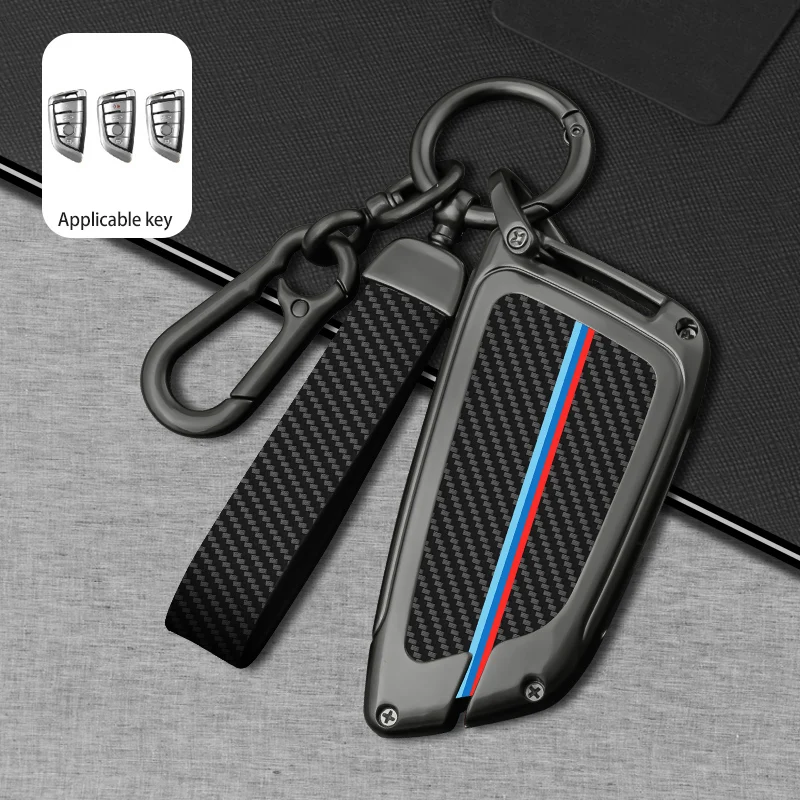 

For BMW Logo Car Remote Key Case Cover Shell X1 X3 X5 X6 X7 1 3 5 6 7 Series G20 G30 G11 F15 F16 G01 G02 F48 Keyless Keychain