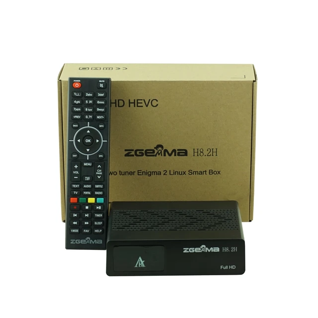 Zgemma H8.2h Satellite TV Receiver Linux OS DVB-S2X + DVB-T2/C