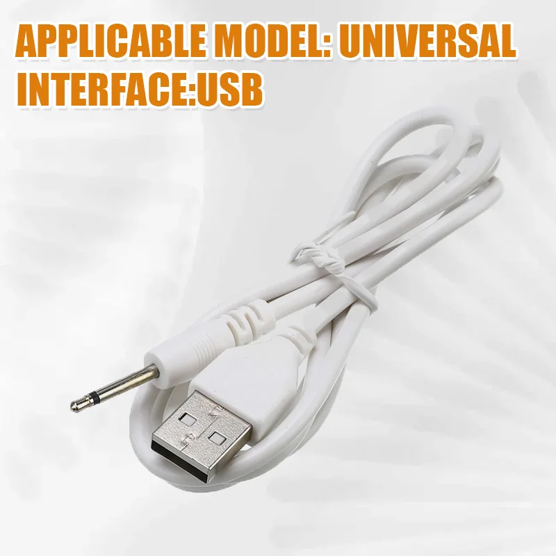 Charging Cable 1m USB 2.0 To DC 2.5mm Elbow 2A Charging Line 2.5 USB USB2.5 Mono Audio Line Jack Plug Aux DC2.5mm Audio Cable