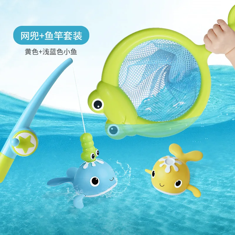 

Kids Boy Girl Fishing Toys Set Magnetic Fishing Parent-child Interactive Game Baby Play Water Bath Toys Bath Toys for Toddlers