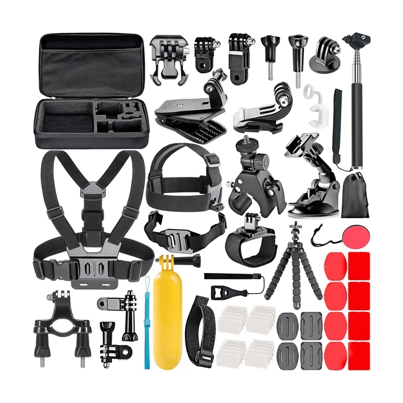 Kit Di Accessori Per Action Cam 58 In 1 Per Gopro Hero 10 9 8 Black Max Go Pro Session Kit Fotocamera Sportiva