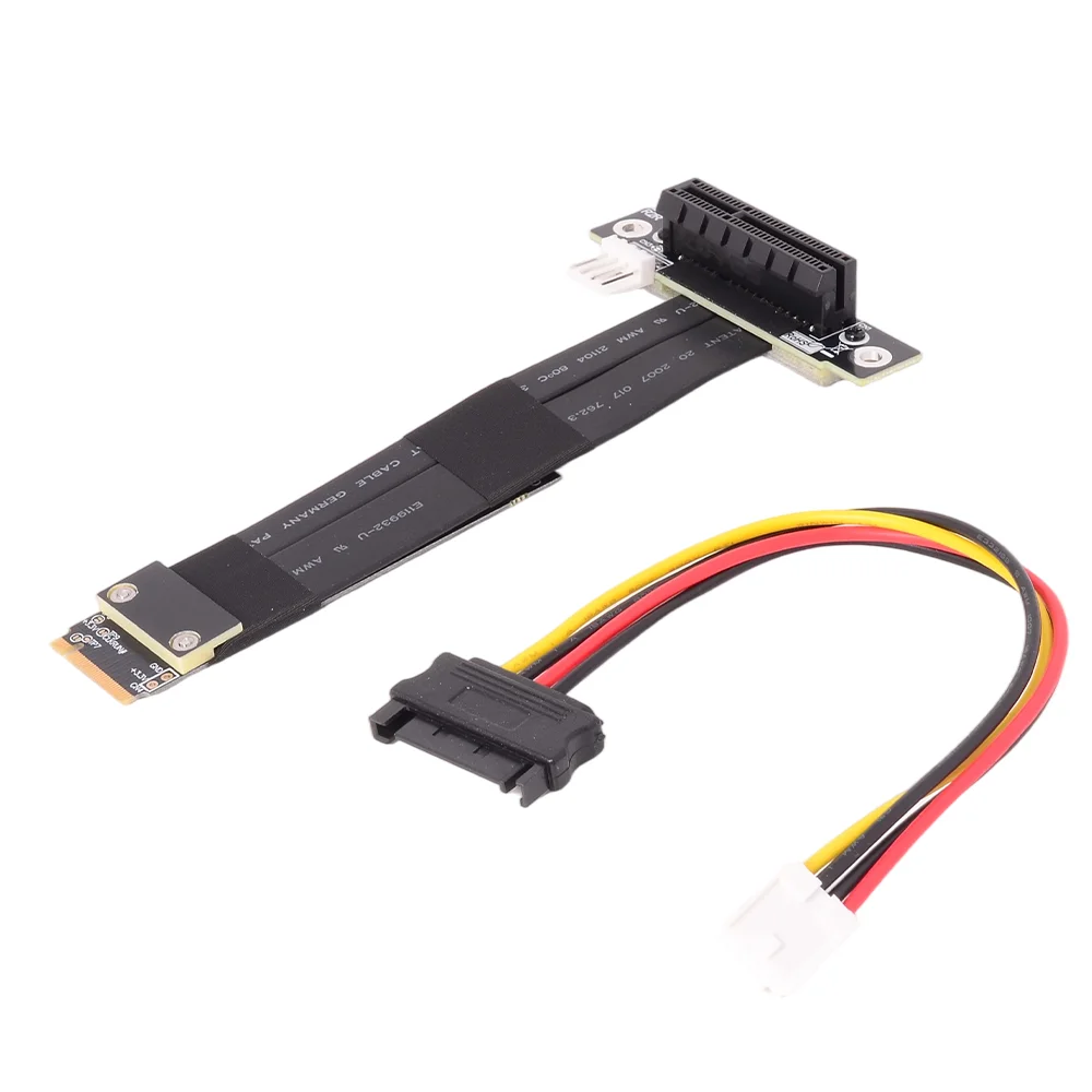 PCIe x4 3.0 연장 케이블, PCI 익스프레스 4x-M.2 NVMe M 키 2280 라이저 카드 Gen3.0 연장 라인, R42SF, R42SL, R42SR, 32G/bps