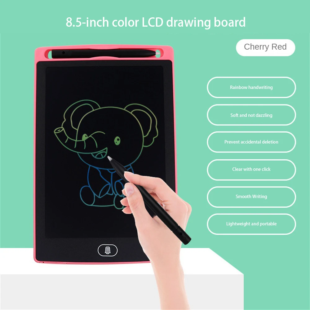 8.5 인치 LCD 액정 태블릿, 편리한 다목적, 영리한 내구성 종이 없는 쓰기 보드, 플라스틱 드로잉 보드