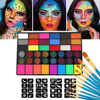 UV Neon Face Paint Set 1