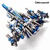 Microworld 3D Metal Jigsaws Puzzles Spaceship Warship Kits DIY Modern Assemble Toys Birthday Gift for child 350 Pieces Puzzle 3