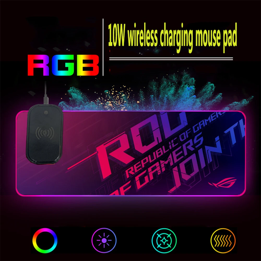 

Rgb-подсветка Rog для игровой мыши, с беспроводным зарядным устройством