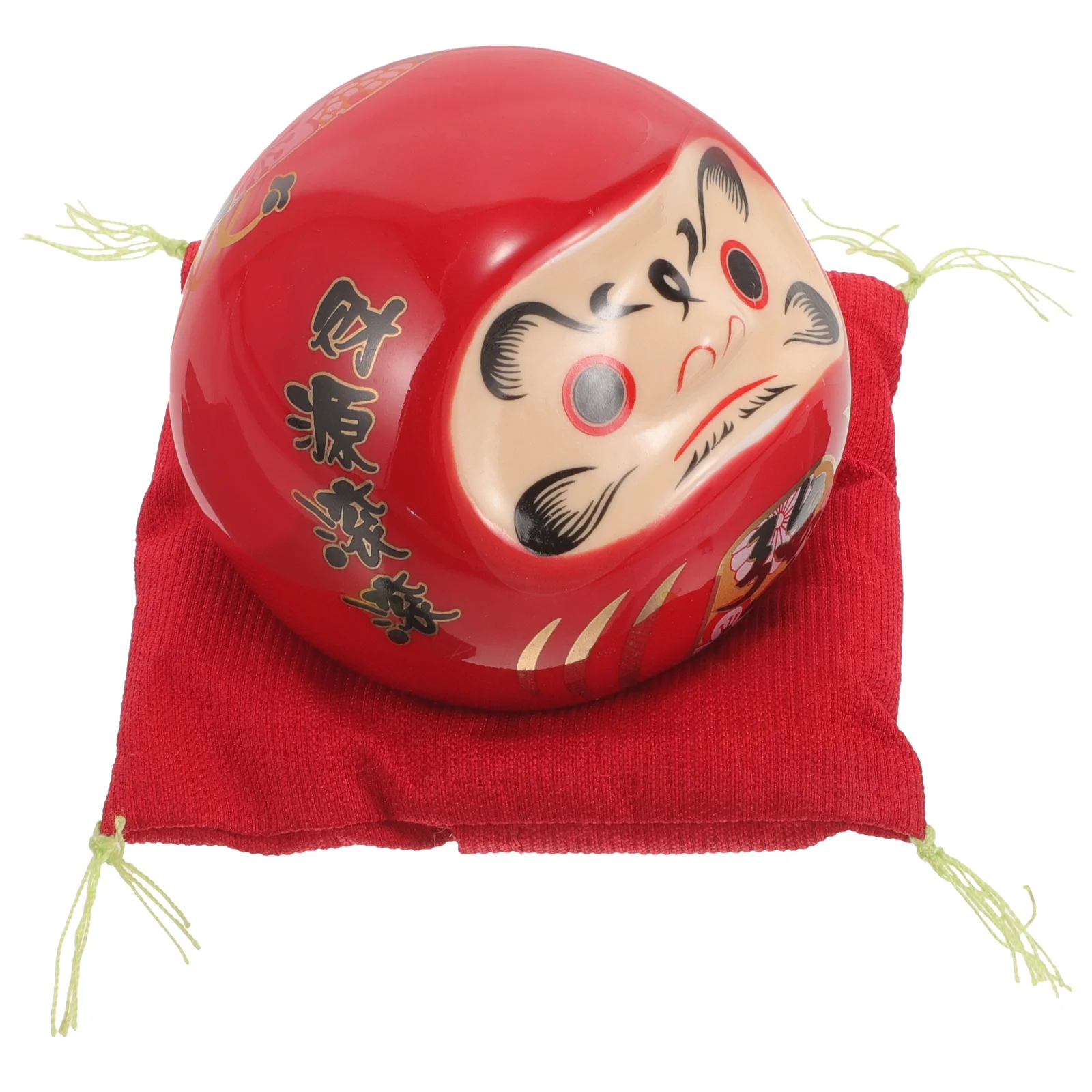 

Tumbler Bodhidharma Ornaments Car Interior Daruma Decor Eggs Ceramic Wealth Figurines