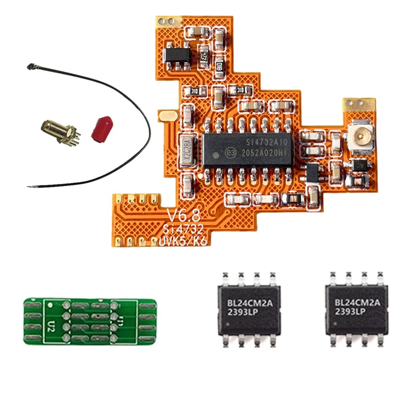 SI4732 V6.8 FPC Module 2X BL24CM2A 512KB Chip For Quansheng UVK5 K6 Shortwave Full Band/Single Sideband Reception