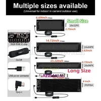 Car Truck Devil's Eye Signs Light Multilingual Car LED Matrix Pixel Panel Scrolling Advertising 5V USB Smart App Remote Control 2
