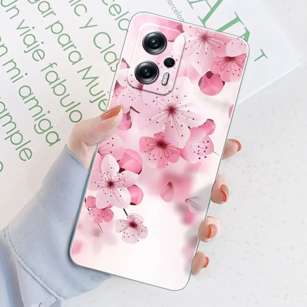 Clear Patterned Bumper TPU Silicone Case - Soft, Stylish Back Cover with Enhanced Protection