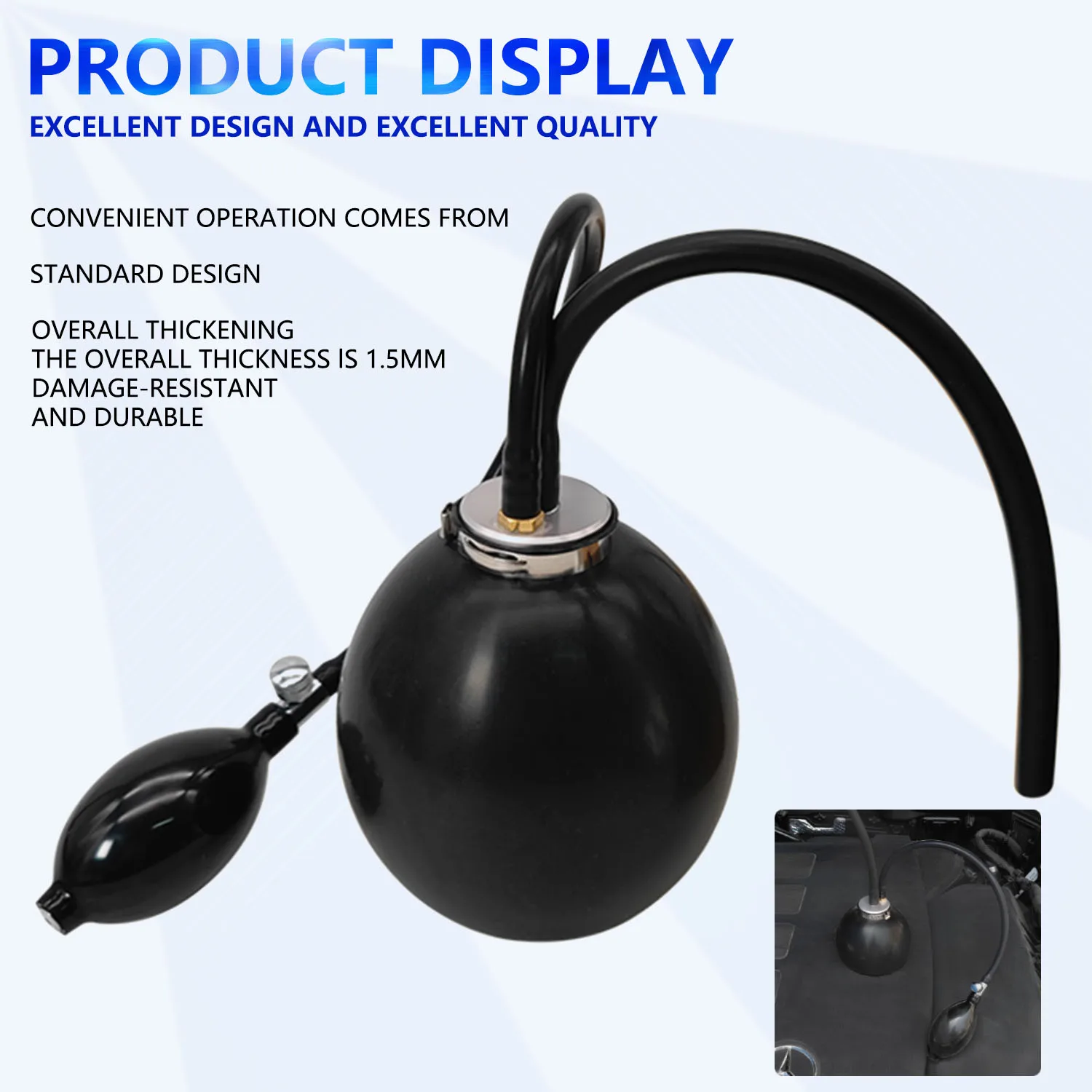 Universal Easy Intake Adapter for Smoke Leak Detection and Airbag Testing