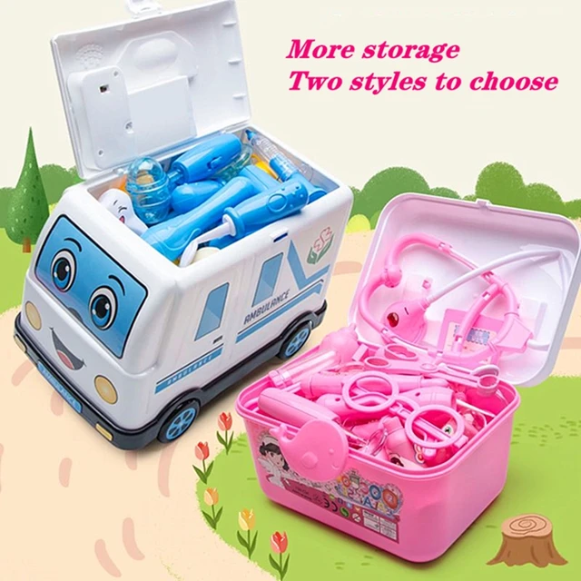 Doctor Set for Kids Pretend Play Girls Role-playing Games Hospital Accessorie Medical Kit Nurse Tools Bag Toys for Children Gift 2