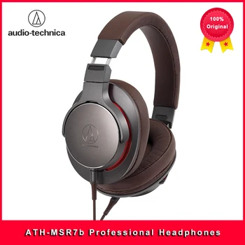 Original Audio-Technica ATH-MSR7b Professional Earphone Over-Ear Headset Hi-Res Audio Portable Headphone Hifi Balanced Connect 1