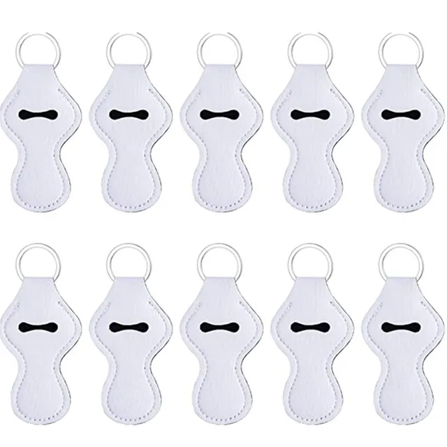 CLOHOMIN Lipstick Holder Keychain - Neoprene Protective Sleeve For Chapstick, Lip Gloss, Mini Cosmetics - View #4