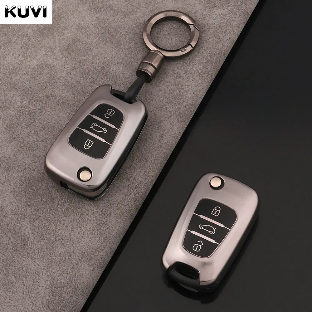 Key Case Car Key Shell Car Key Key Shell TPU Car Key Case Cover for Hyundai i20 i30 ix20 ix25 ix35 Elantra Accent for KIA Sportage Rio 3 Soul Optima Ceed Pro K5 K2 Pride