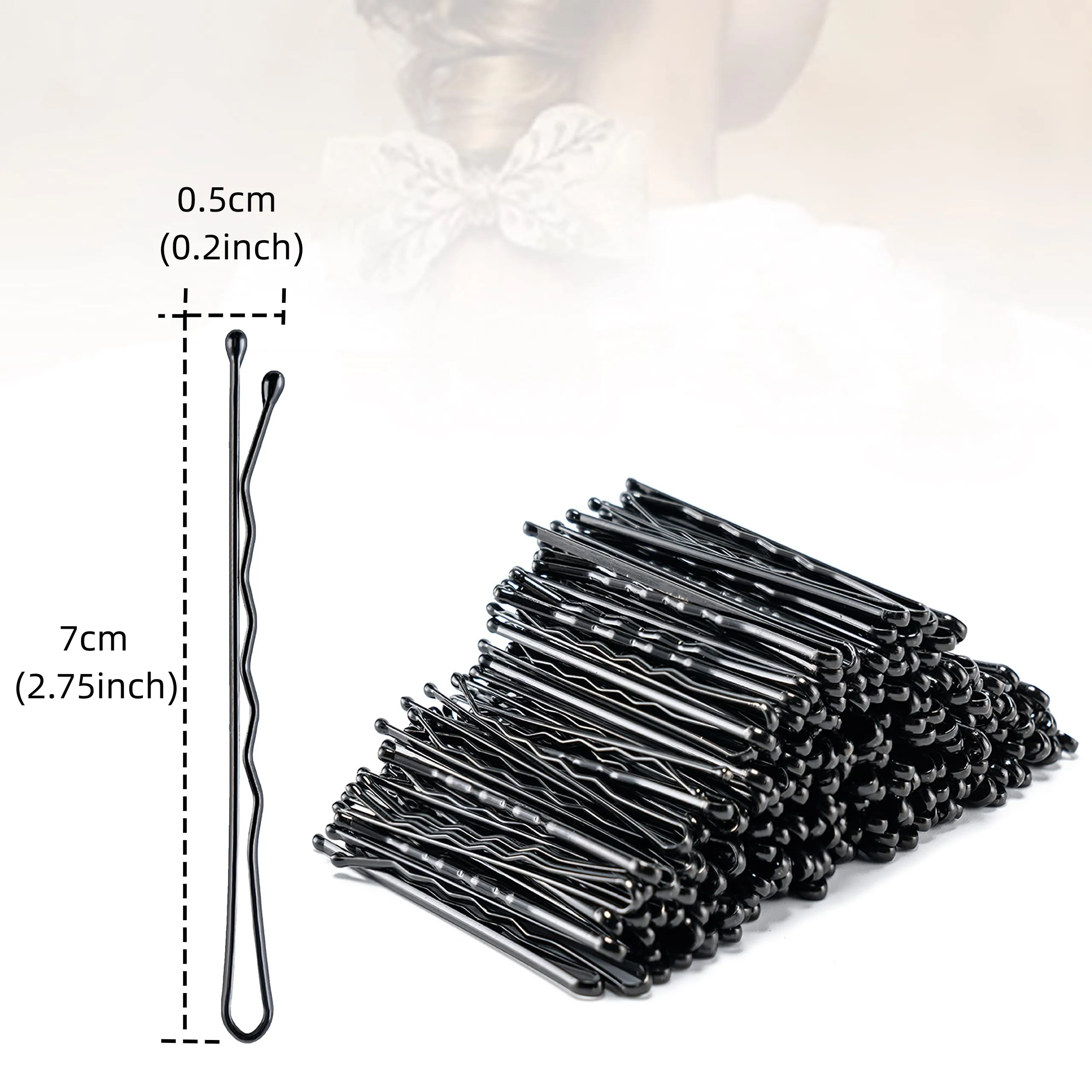 Hair Clips 50Pcs Large Bobby Pins 7CM for Women Girls Thick/Thin Hair Styling