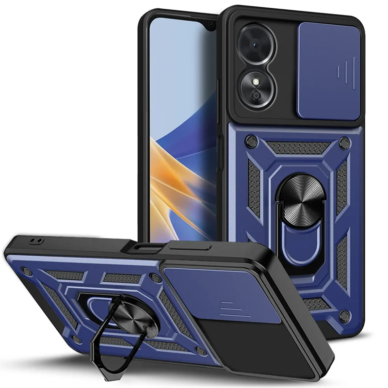Shockproof Armor Magnetic Car Holder Ring Case - Enhanced Protection Back Cover