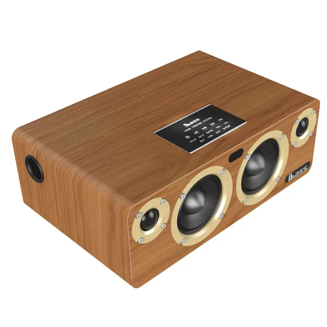 badge terugvallen zoals dat 80W Houten Soundbar Home Bluetooth Speaker High Power Computer Subwoofer  Audio Versterker Stereo Boombox Krachtige Treble Soundbox - AliExpress