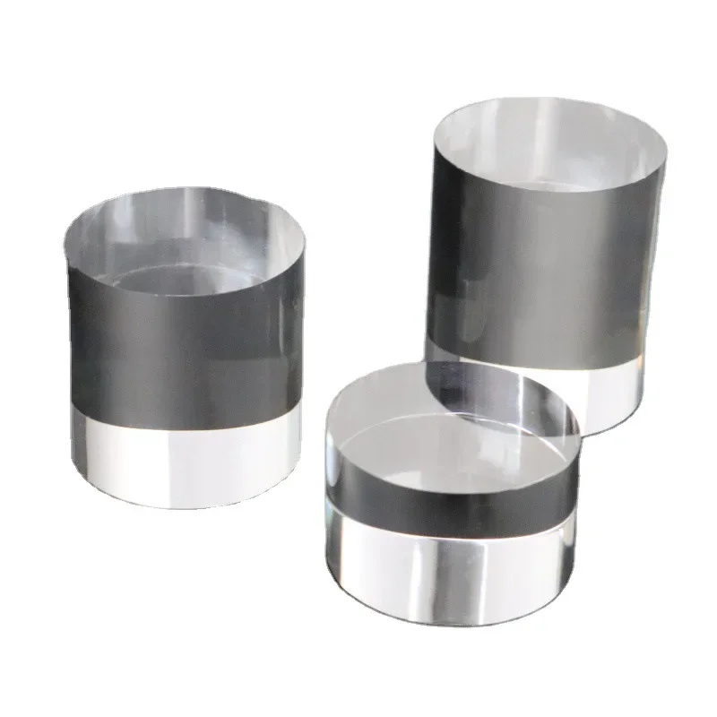 Acrylic Transparent Cylindrical Ring Jewelry Display Stand Doll Mold Storage Stand Earring Stand Makeup Photography Stand