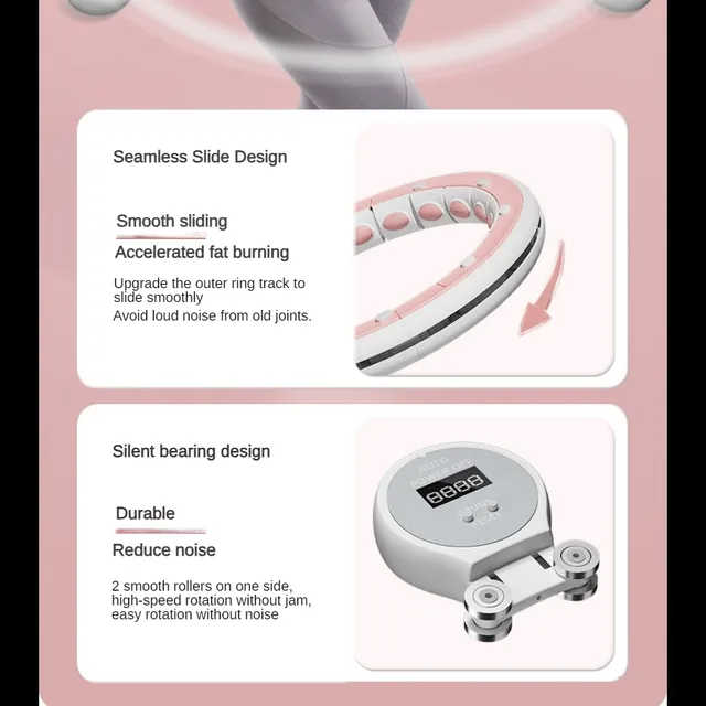Intelligent Hoola Hoop Equipment Fitness Slim Tummy Concealment Exercise Equipment Weight Loss Fat Burning Exercise Sport Hoops 6