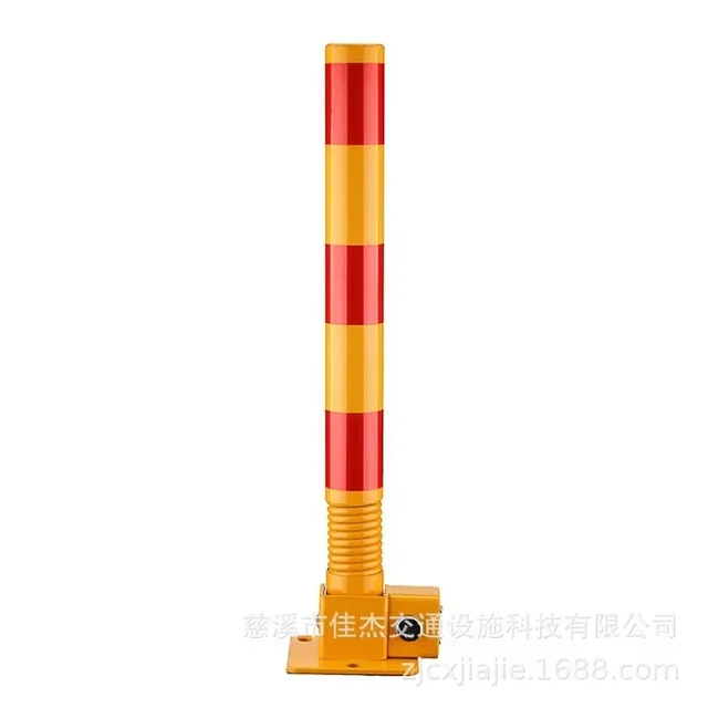 Parking space floor lock Parking space vertical pile spring column lock Thickened anti-collision occupancy Garage lock 4