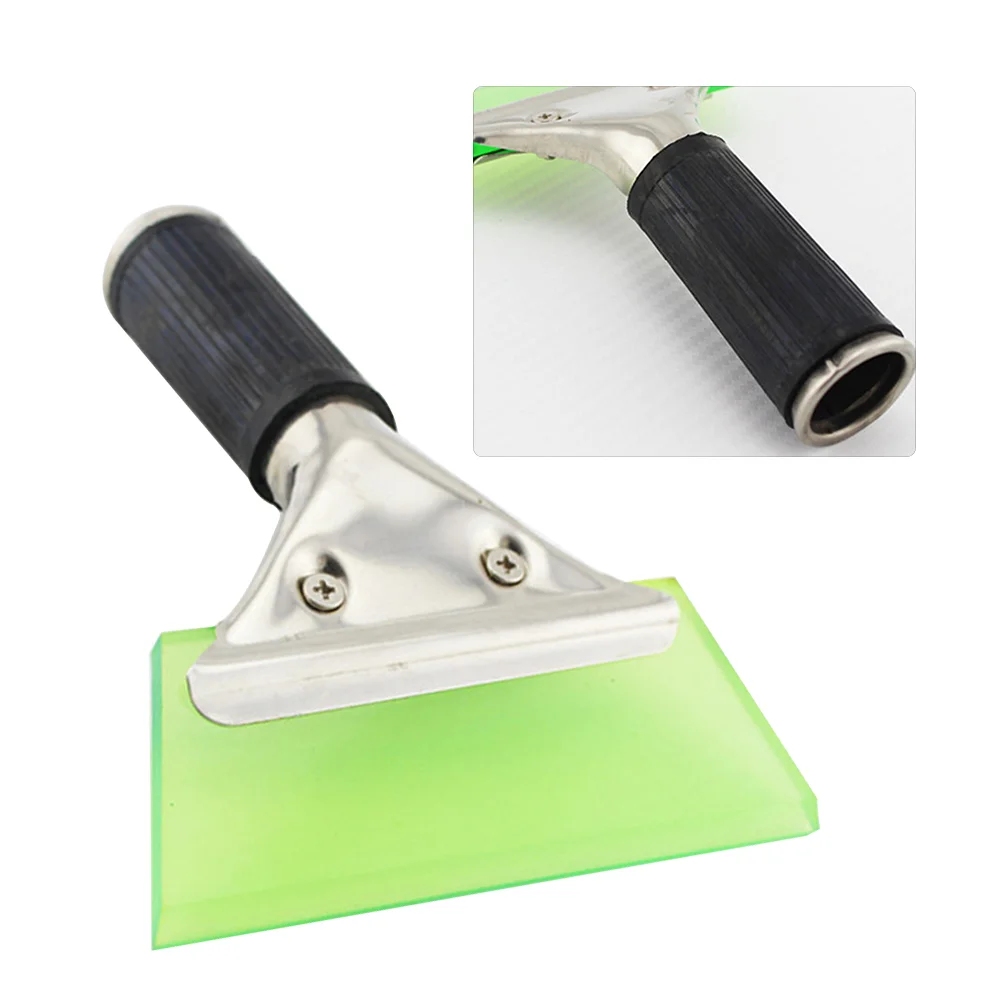 

Snow Scraper Cleaner Stainless Steel For Windshield With Rubber,