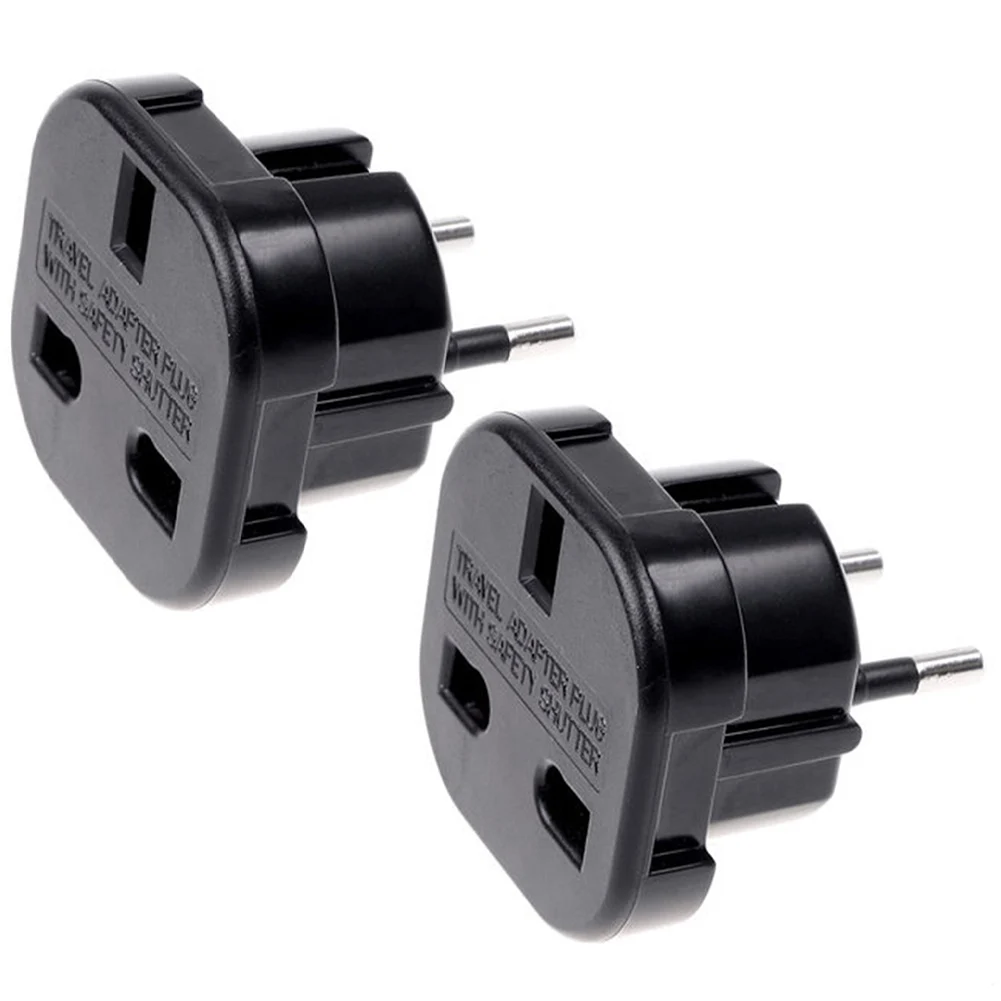 

Адаптер для путешествий ЕС в Великобританию и Германию GB английская вилка преобразователь надежная Совместимость для устройств Великобритании в Европе