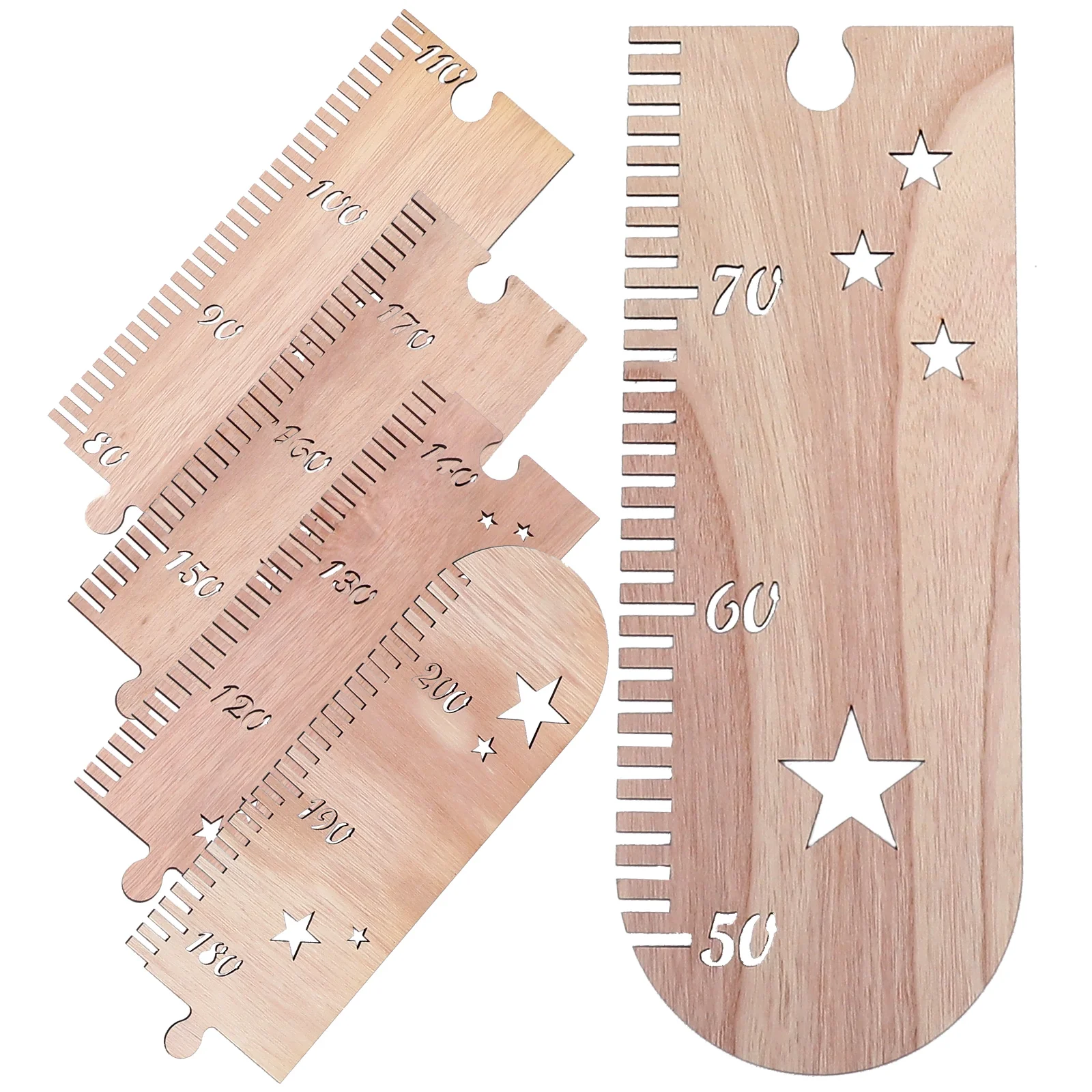 

Children's Height Ruler Kids Room Decoration Measurement for Wall Chart Flip Childrens Playroom Wood Growth