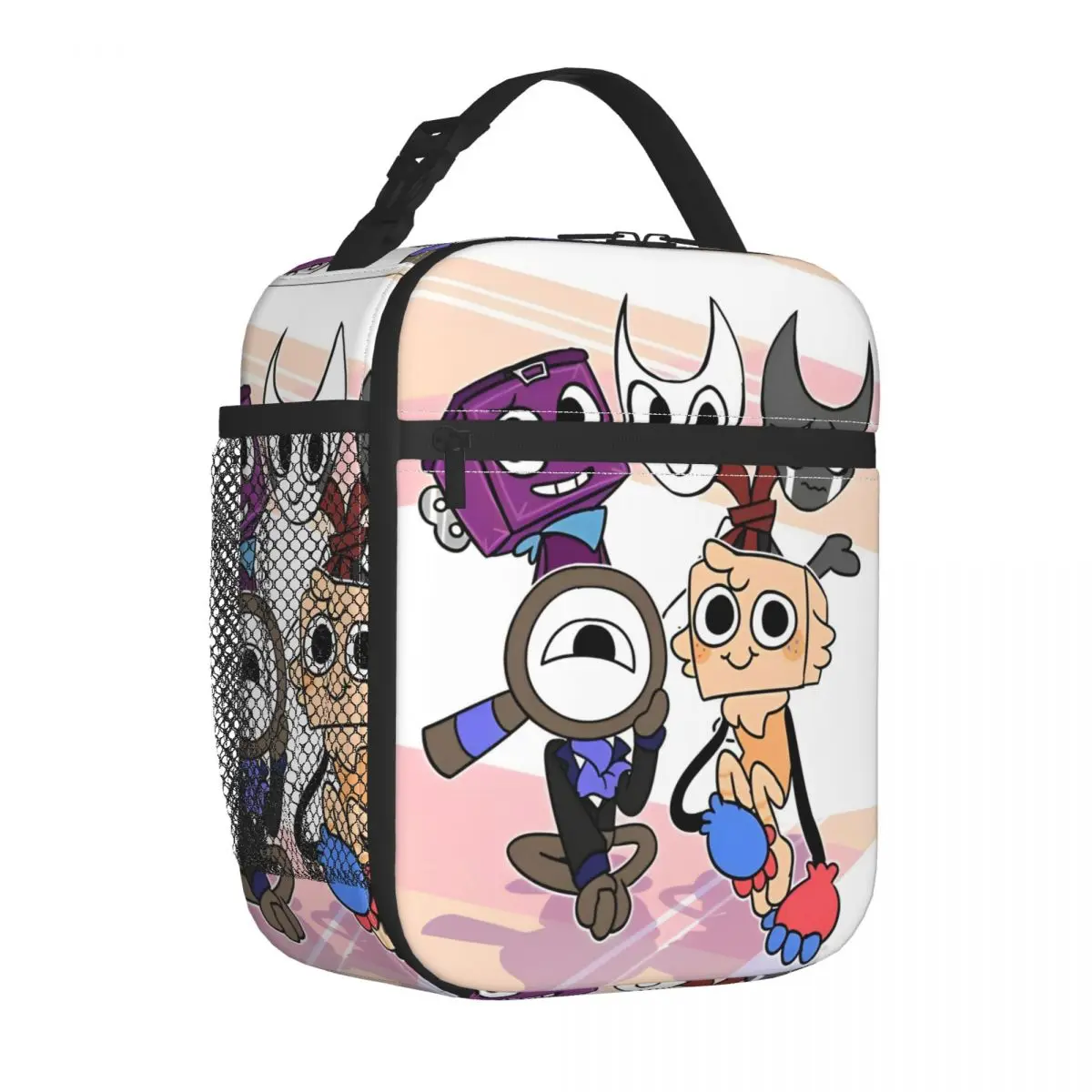 Dandy's World Two Face Insulated Lunch Bag Food Container Portable Thermal Cooler Lunch Boxes For Picnic