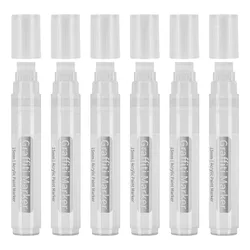 15mm Wide Tip Acrylic Paint Markers for Creative DIY Projects (White)