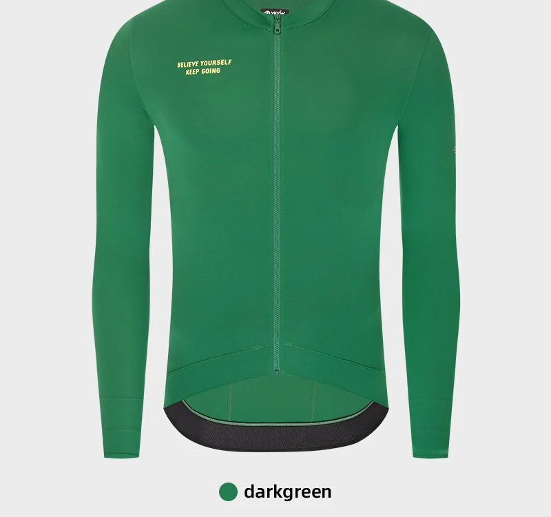 YKYWBIKE 2026 Herren-Radtrikot 15–25 ° C Langarm Pro Team Fahrradshirt Atmungsaktive Rennradbekleidung MTB Rennradtrikot – Detail 13