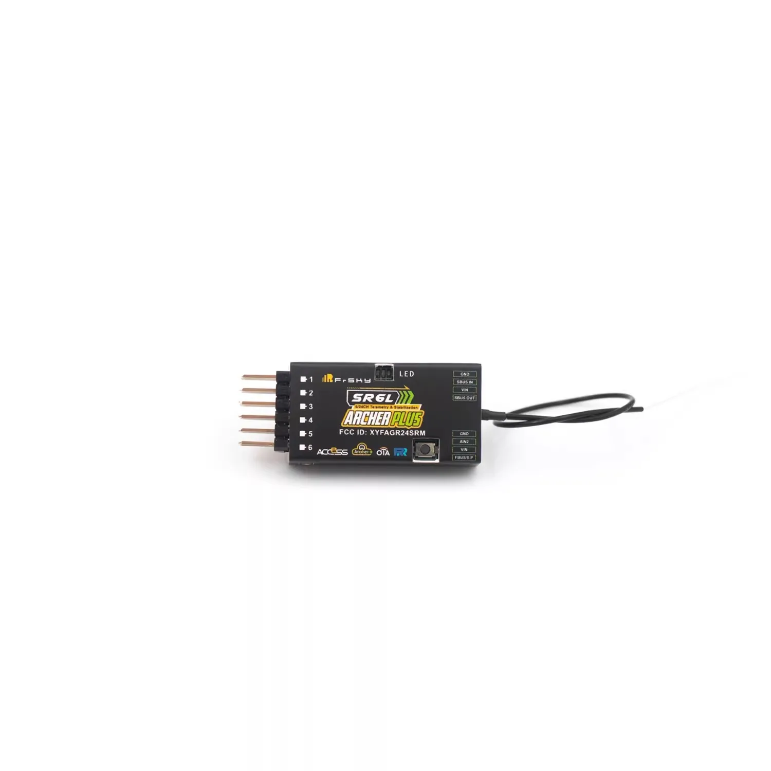 Récepteur FrSky Archer Plus R6L/SR6L 2.4GHz ACCESS ACCST D16 Télémétrie OTA