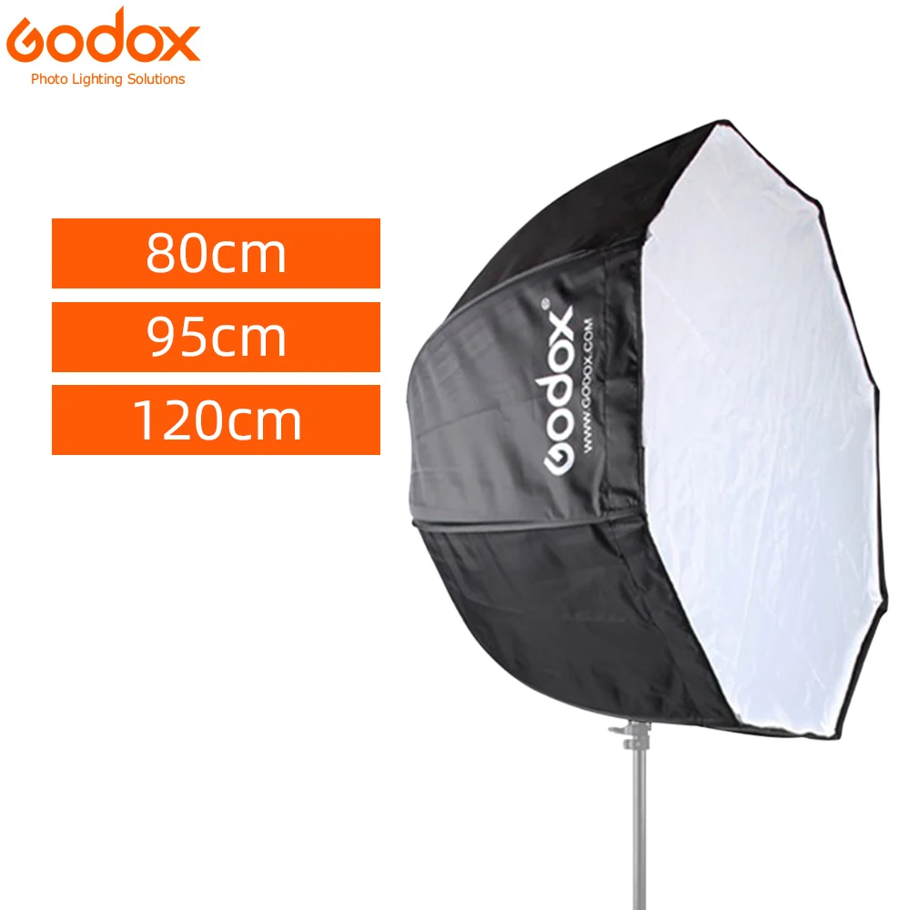 

Godox Photo Studio 80CM 95CM 120CM Portable Octagon Flash Speedlight Speedlite Umbrella Softbox Soft Box Brolly Reflector