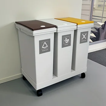Trash Bin - Large Dual Kitchen Office 1