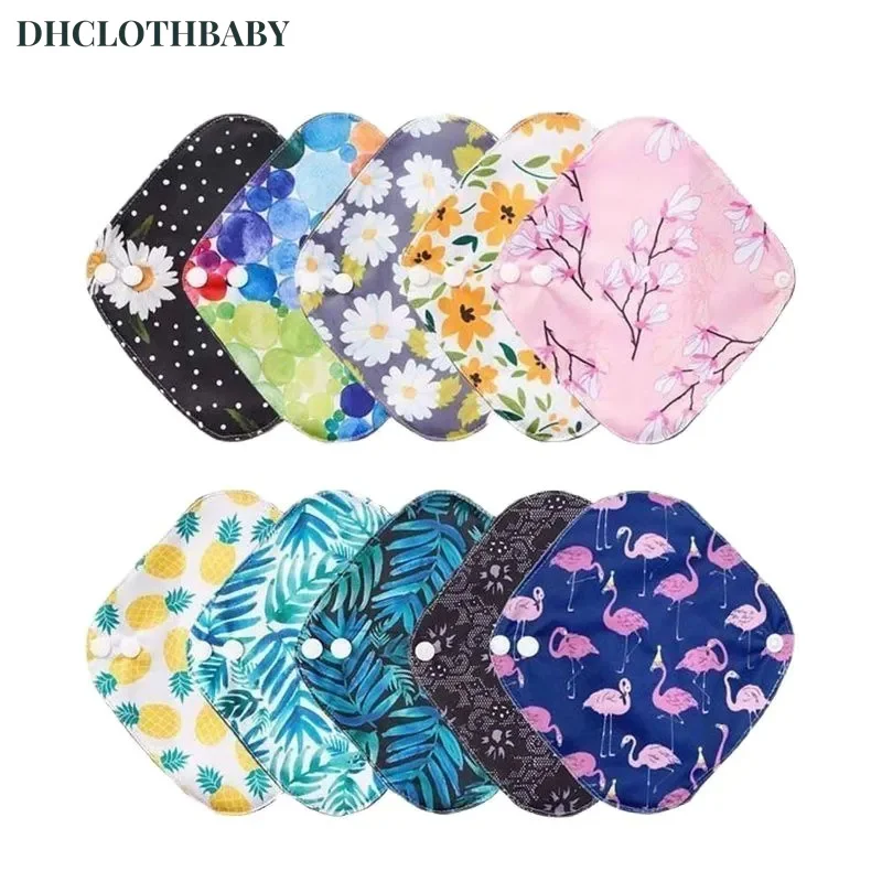 

Daily Light Flow Panty Liner Incontinence Period Washable Menstrual Pads Small Size Bamboo Charcoal Reusable Sanitary Pads