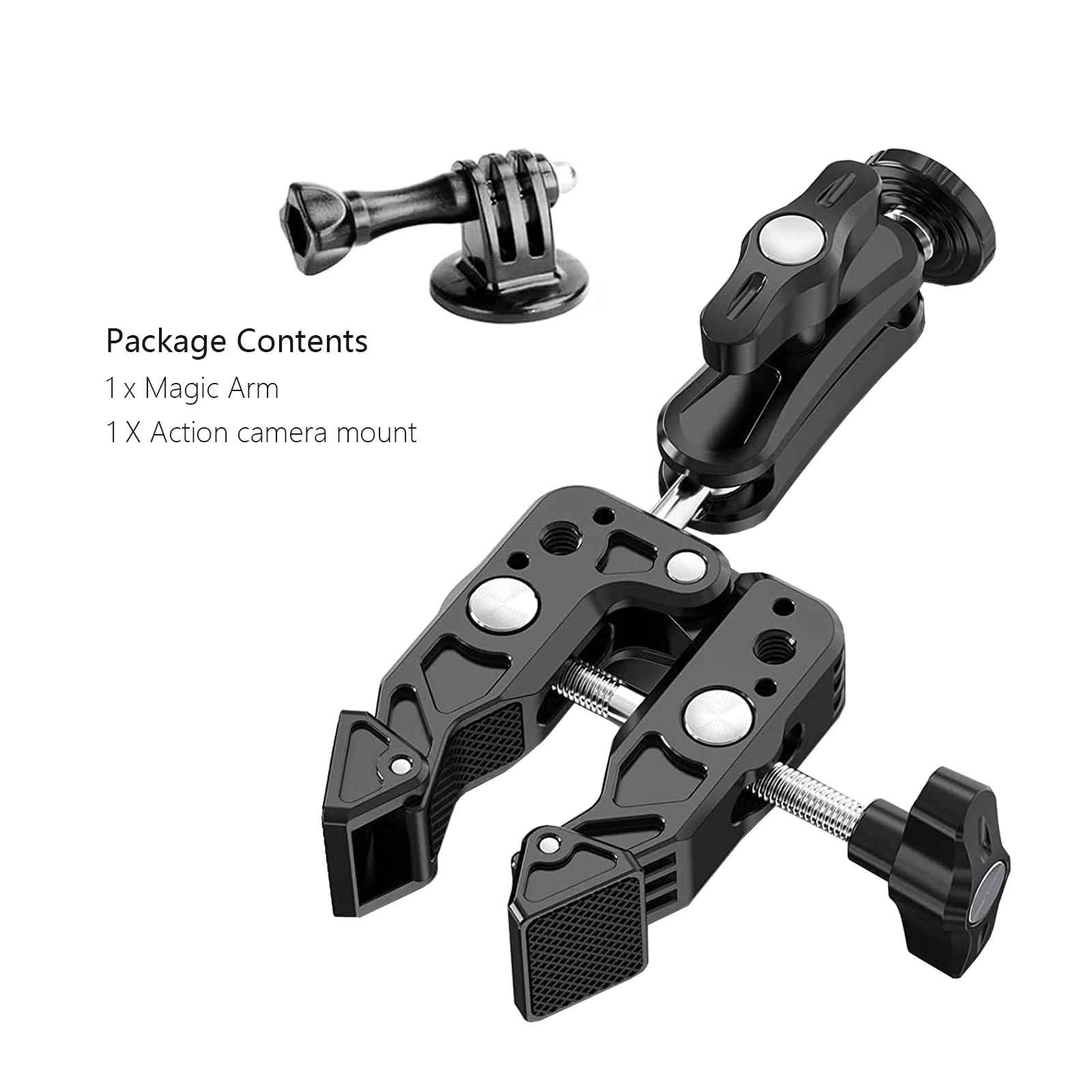 Dji Neo Fly More Combo HAFOKO Moto Appareil Photo Kit Compatible Avec DJI Osmo 360, Compatible Avec Insta360 X5 Double Clamp Support Avec 47'' Invisible Bâton Moto Vélo Guidon Support Compatible Avec