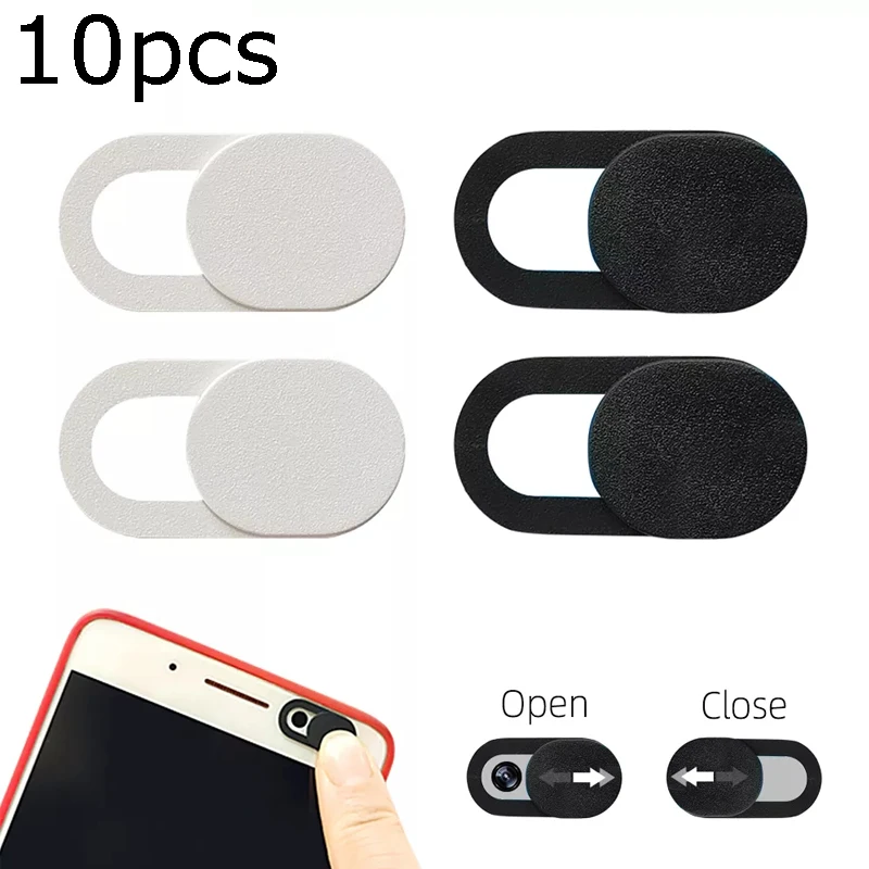 10Pcs Universal Camera Privacy Cover Otturatore Spostare Slider Per Telefono Cellulare Ipad Pc Macbook Tablet Lens Anti-Peep Privacy Sticker