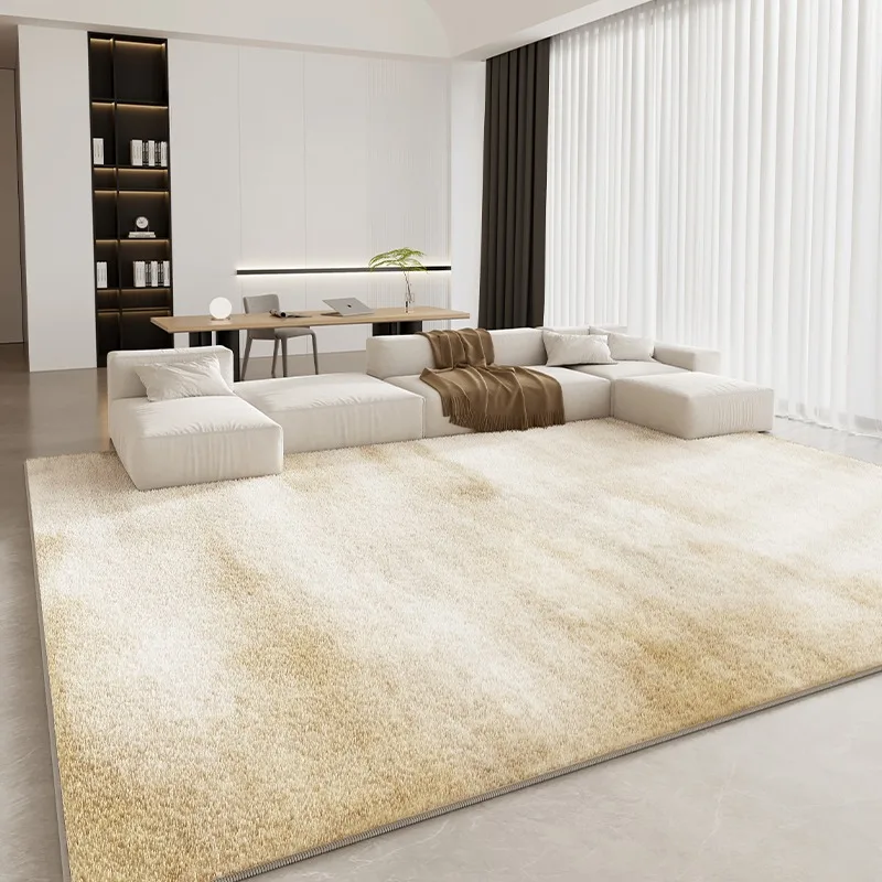 Cream Style Living Room Sofa Large Area Carpets Beige Bedroom Bedside Carpet Soft Comfortable Cloakroom Balcony Rugs IG Alfombra 2
