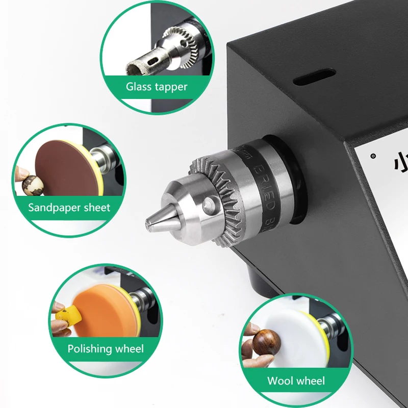 Electric Orbital Sander Electric Polisher 0-90 &deg; Adjustment Mini Electric Belt Sander DIY Sander Polisher 775/795 Motor Belt Accessorie Option 7 Speed 110V/220V