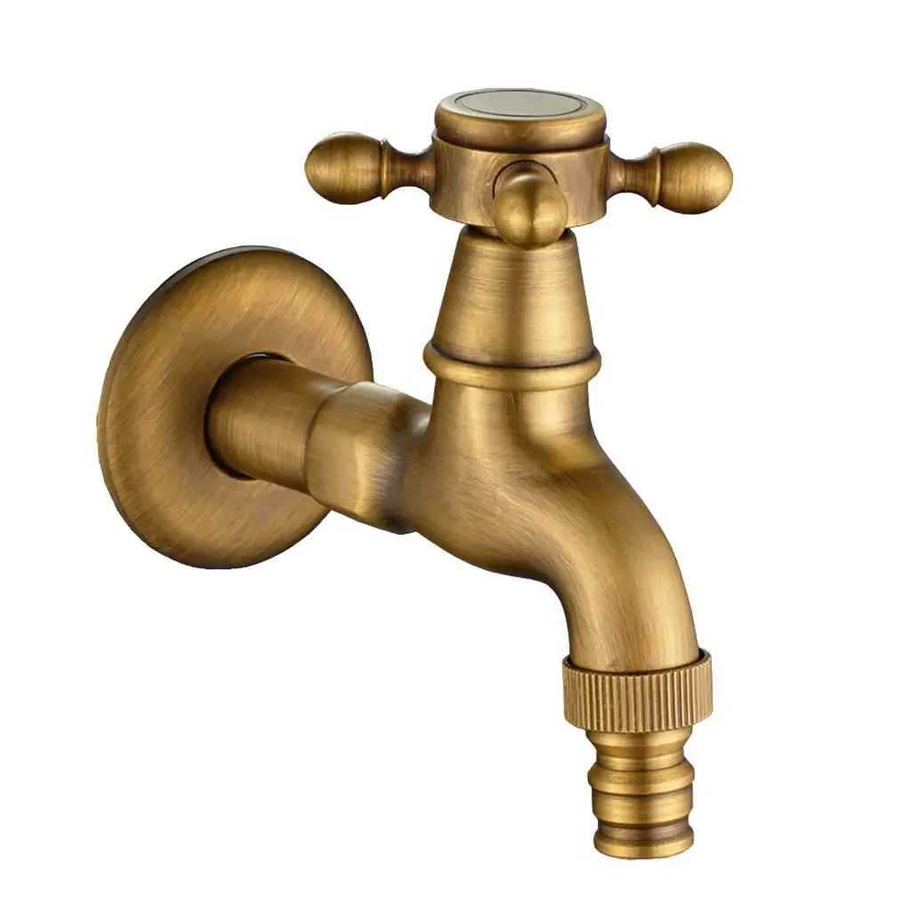 

Bronze Wall Mounted Faucet Garden Bibcock Faucet Outdoor Faucet for Garden