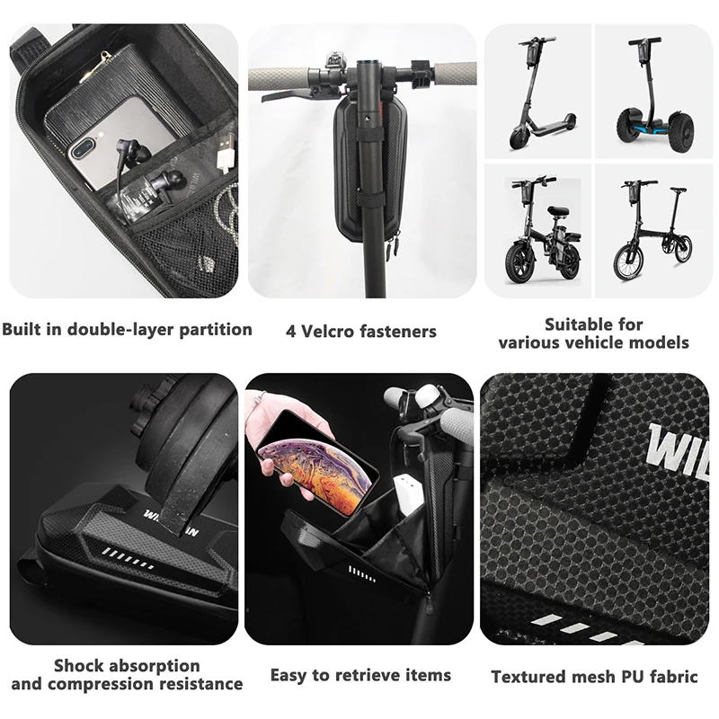Compact Waterproof EVA Hard Shell Folding Bike Bag with Large Capacity