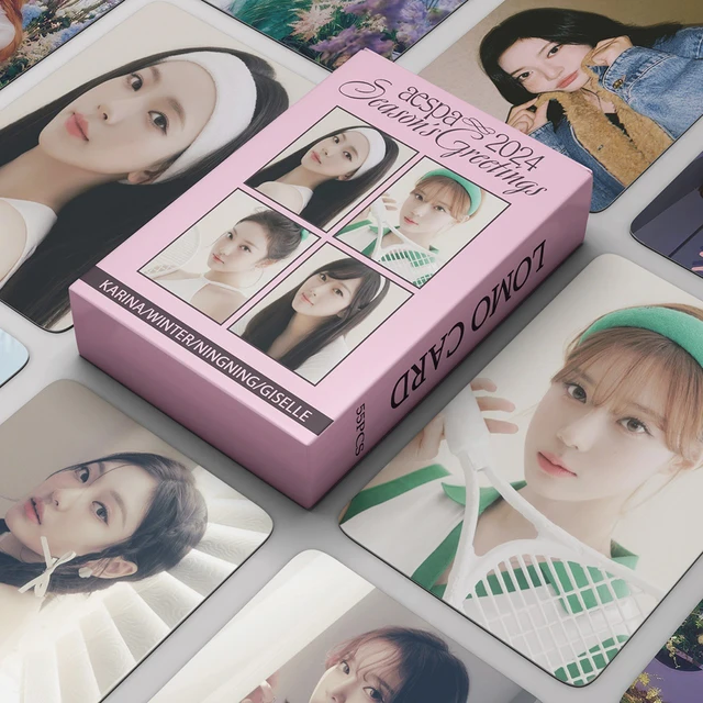 aespa エスパweverse ラキドロ　￼セット Aespa Poster 55-Piece AESPA Lomo Photocard Set - Features Whiplash