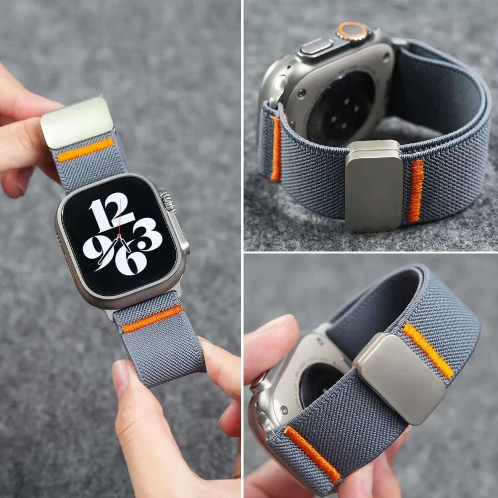 Magnetic Nylon Bracelet Strap