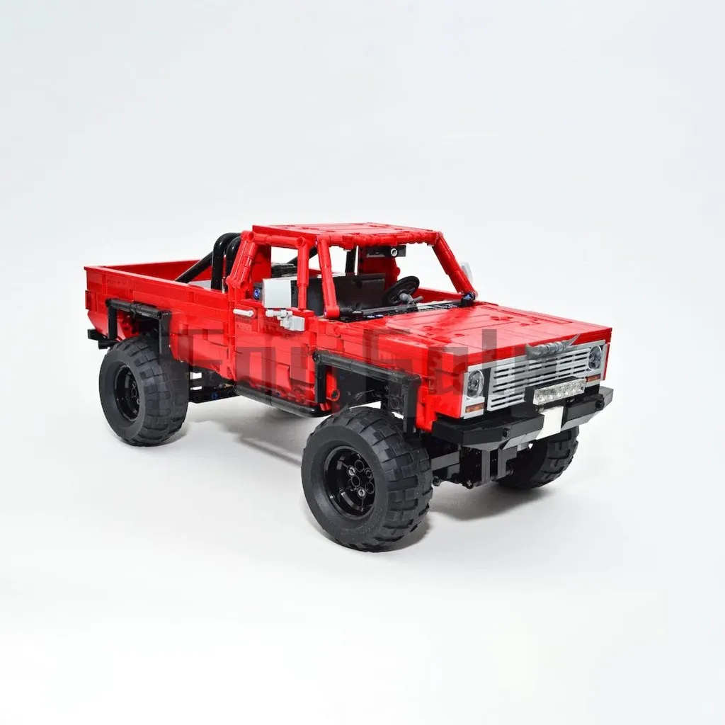 Moc-70537 Silverado K30 Pickup by Filsawgood Building Block Puzzle - Main Image