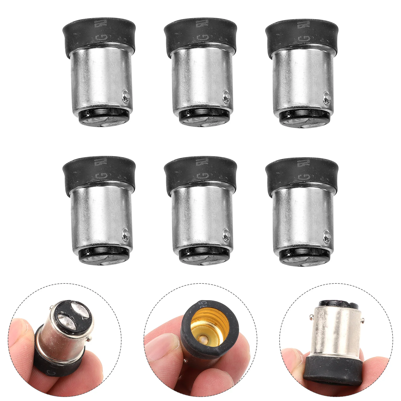 

6pcs Light Adapter- B15 to E14 Lamp Holder- Converter Useful Lamp Converter