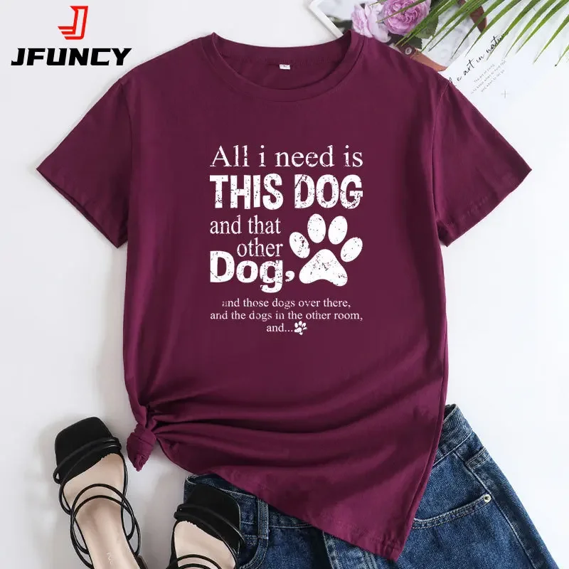 

JFUNCY Women's T-shirt Female Cotton Tshirt Oversized Woman Tees Summer Short Sleeve T Shirts 2024 Womens Tops Women Clothing