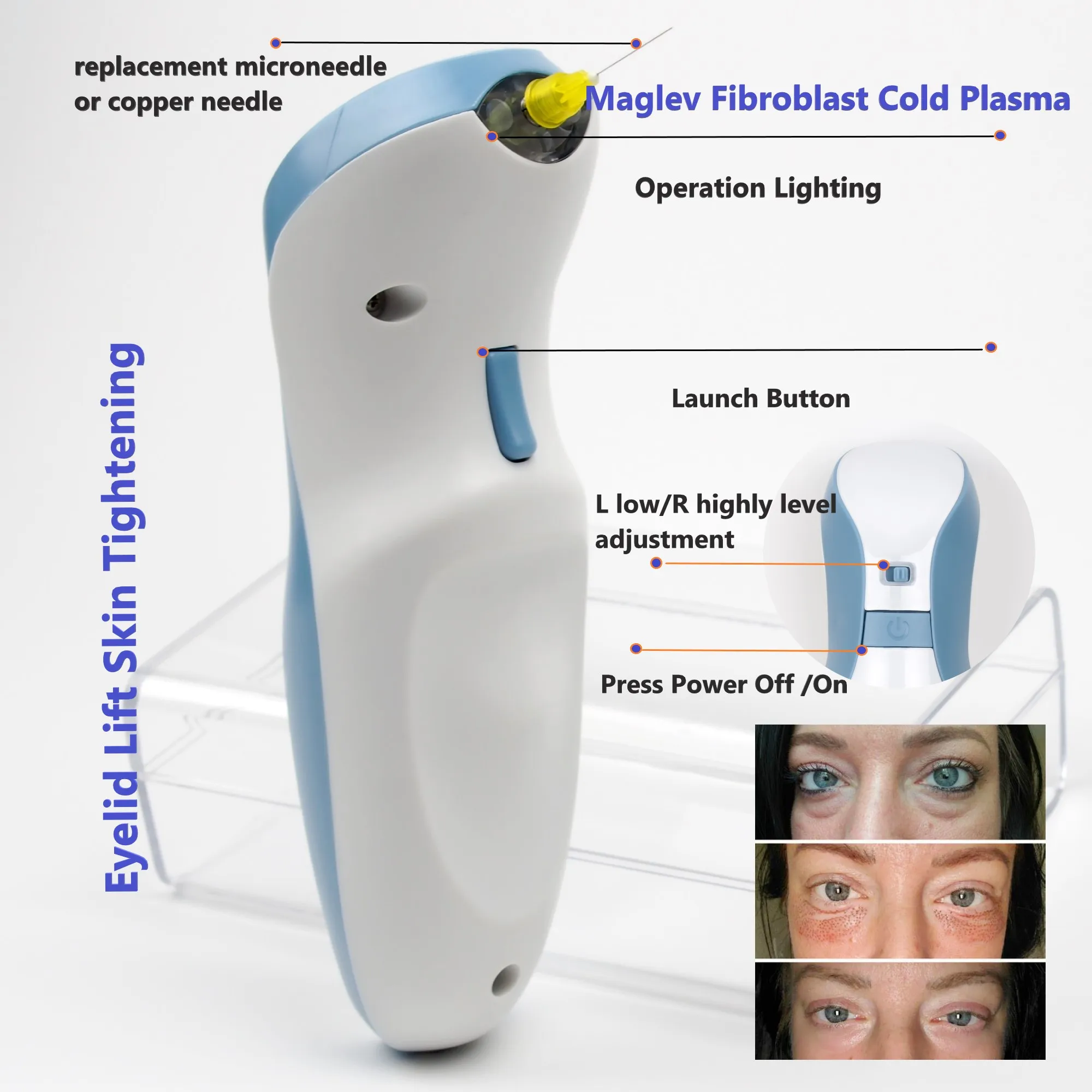 Maglev Fibroblast Plasma Pen Black Age Spot Skin Tags Mole Remover Skin Care Beauty Tools